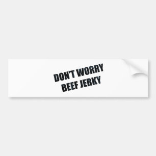BEEF JERKY BUMPER STICKER