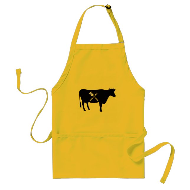 Beef King of Meats Food BBQ Standard Apron (Front)