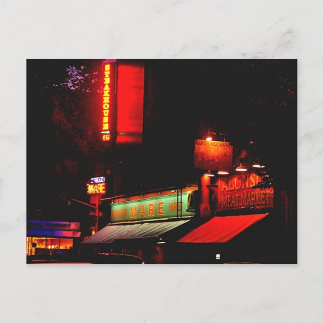 Beef or Fish? Postcard (Front)