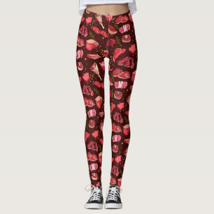 beef parts  pattern   Leggings