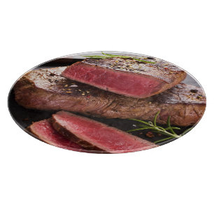 Beef steak cutting board