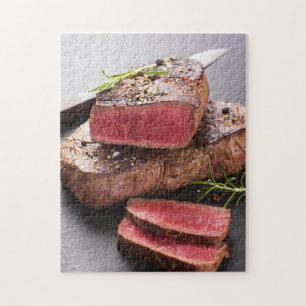 Beef steak jigsaw puzzle