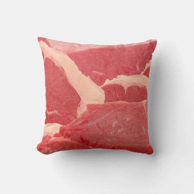 Beef Throw Pillow (Front)
