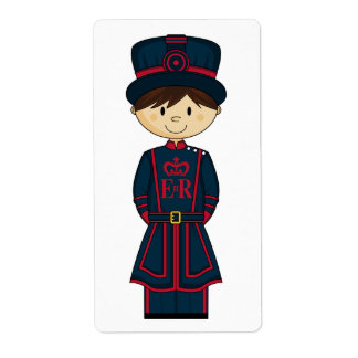 Beefeater Guard Sticker Label