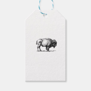 beefy buffalo bull gift tags