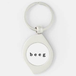 beeg word  keychain