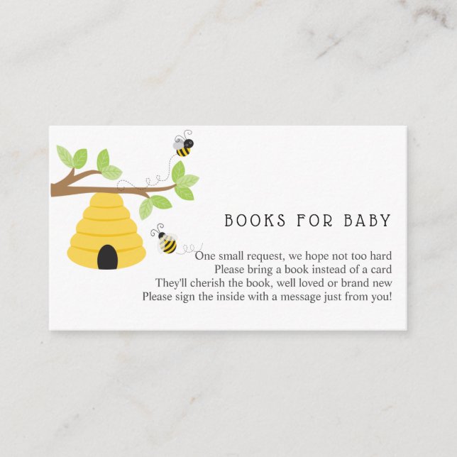 Beehive Livres pour Baby insert carte (Devant)