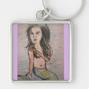 Beehive Mermaid Keychain