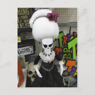 Beehive Skeleton Postcard