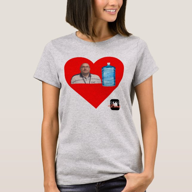 Beeka Loves His Water Jug T-Shirt (Front)