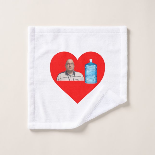 Beeka loves water wash cloth (Wash Cloth)