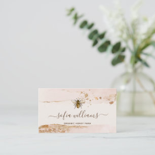 Beekeeper Apiarist Bee Farm Honeybees Honeycomb Business Card