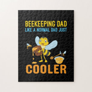Beekeeper Art BeeKeeping Dad Jigsaw Puzzle