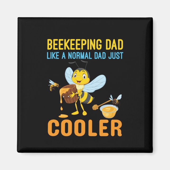 Beekeeper Art BeeKeeping Dad Magnet (Front)