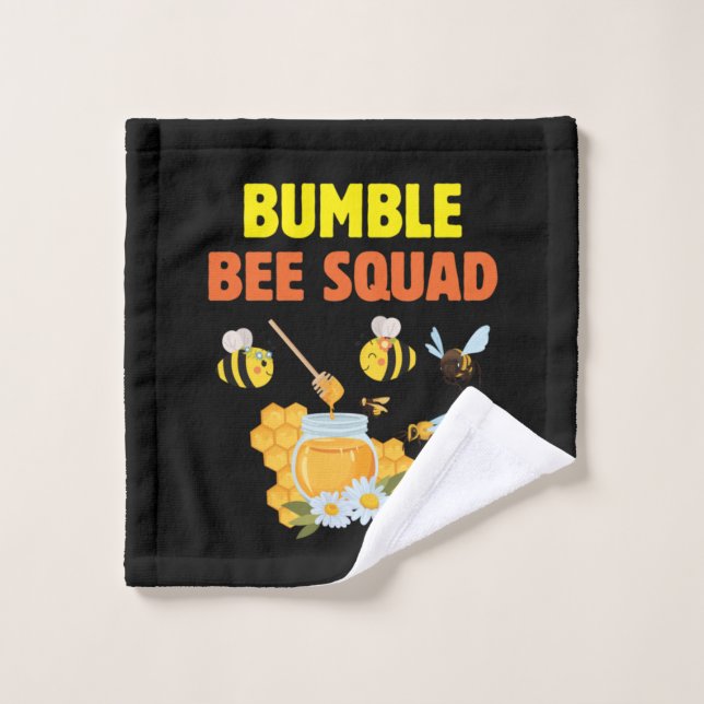 Beekeeper Art Bumble Bee Squad 2 (Gant de toilette)