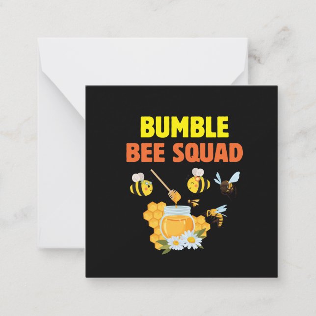 Beekeeper Art Bumble Bee Squad 2 Card (Front)