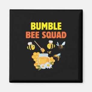Beekeeper Art Bumble Bee Squad 2 Magnet