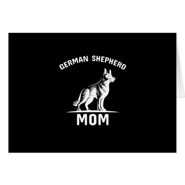 Beekeeper Art German Shepherd Mommy (Front Horizontal)