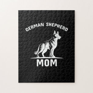 Beekeeper Art German Shepherd Mommy Jigsaw Puzzle