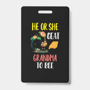 Beekeeper Art Great Grandma To Bee 2 Badge