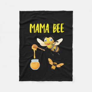 Beekeeper Art Mama Bee Fleece Blanket