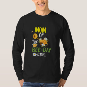 Beekeeper Art Mom Of The Bee-day Girl 2 T-Shirt