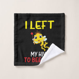 Beekeeper Art My Hive To Bee Here Wash Cloth