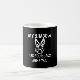 Beekeeper Art My Shadow Has Four Legs Coffee Mug