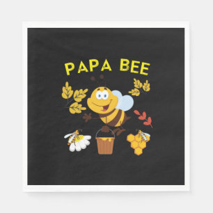 Beekeeper Art Papa Bee Napkin