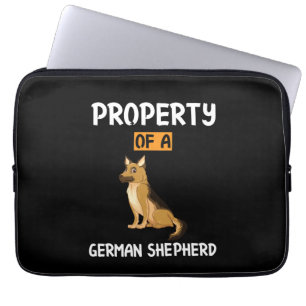 Beekeeper Art Property Of A German Shepherd Laptop Sleeve