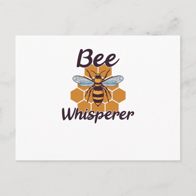 Beekeeper Beekeeping Honey Beehive Postcard (Front)