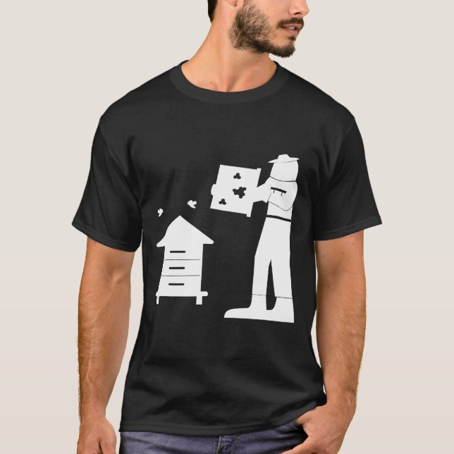 Beekeeper Beekeeping Suit Bee Bee Farmer Bee Keep T-Shirt (Front)