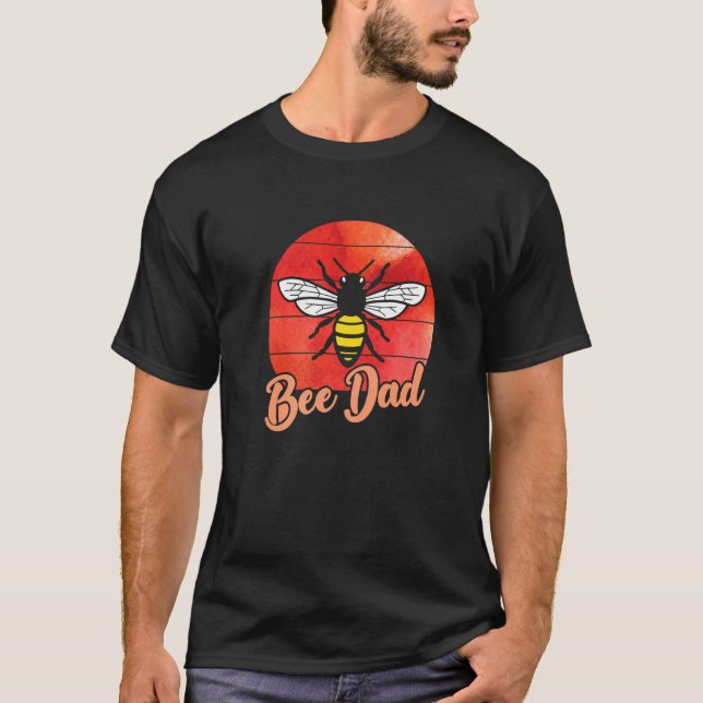 Beekeeper Bees Honey Bee Dad T-Shirt (Front)