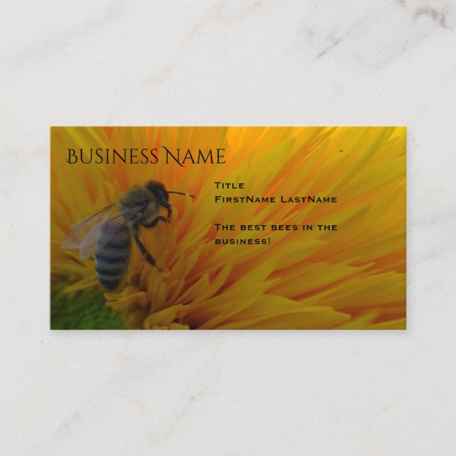 Beekeeper Business Card (Front)