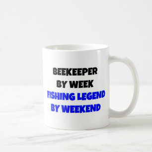 Beekeeper by Week Fishing Legend By Weekend Coffee Mug