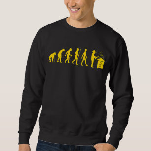 Beekeeper Evolution Beekeeper Honey Bee Beekeeping Sweatshirt
