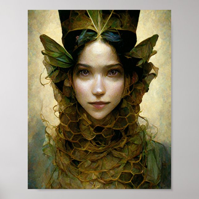 Beekeeper Fae 2 Fantasy Art Poster (Front)