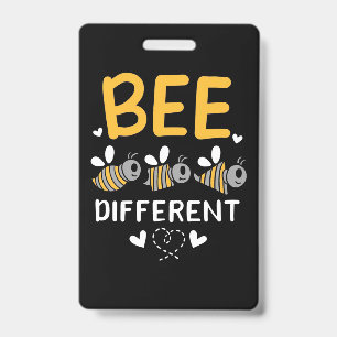 Beekeeper Gift   Bee Different Badge