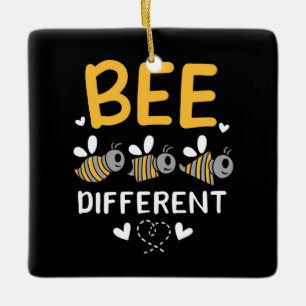 Beekeeper Gift Bee Different Ceramic Ornament