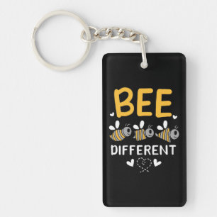 Beekeeper Gift   Bee Different Keychain