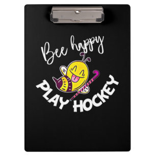 Beekeeper Gift   Bee Happy Play Hockey Clipboard