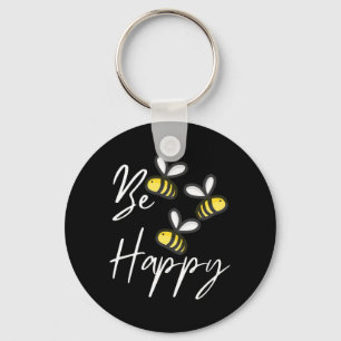 Beekeeper Gift Beekeeper Be Happy Keychain