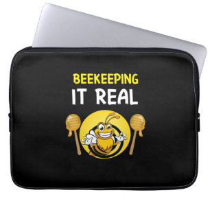 Beekeeper Gift BeeKeeping Dad Laptop Sleeve