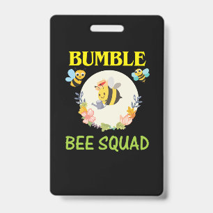 Beekeeper Gift Bumble Bee Squad Badge