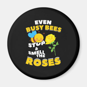 Beekeeper Gift   Even Busy Bees Magnet