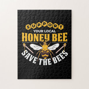 Beekeeper Gift   Honey Bee Save The Bees Jigsaw Puzzle
