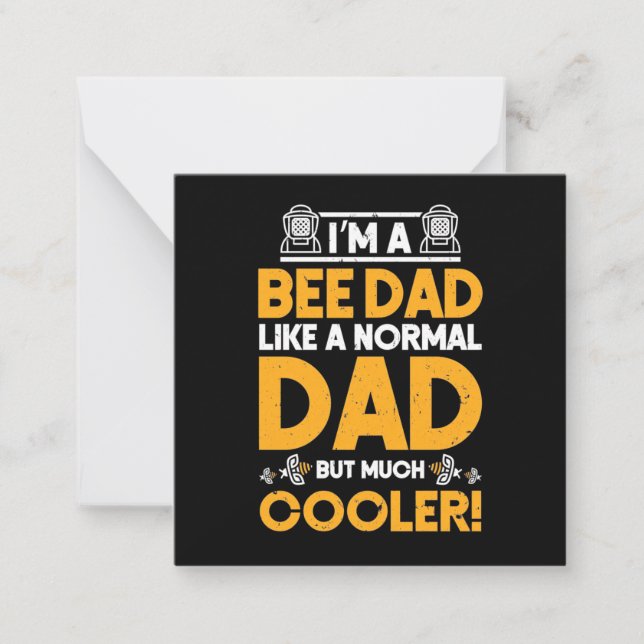 Beekeeper Gift | I Am A Bee Dad Card (Front)