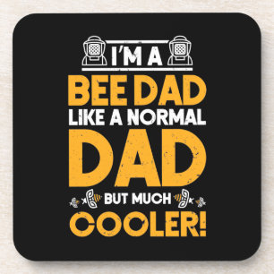 Beekeeper Gift I Am A Bee Dad Coaster