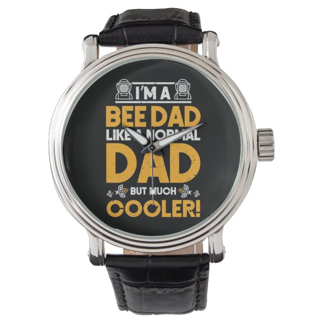 Beekeeper Gift | I am A Bee Dad Watch (Front)