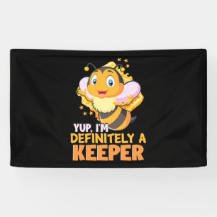 Beekeeper Gift I Am Definitely A Bee Keeper Banner